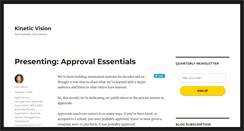 Desktop Screenshot of blog.kineticdata.com